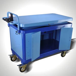 Lifting cart with cabinet(KL-12)